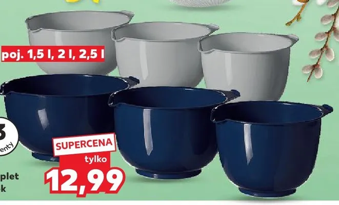 Komplet misek 3 szt. promocja w Kaufland