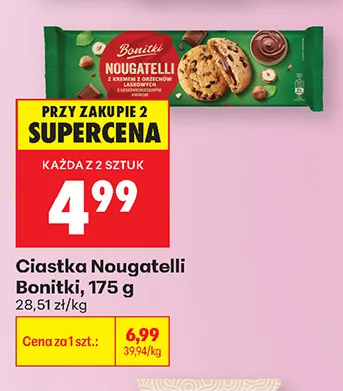 Ciastka Nougatelli Bonitki promocja w Biedronka