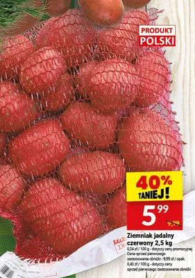 Ziemniak jadalny czerwony promocja w Twój Market