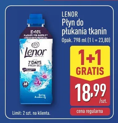 Płyn do płukania tkanin promocja w Aldi