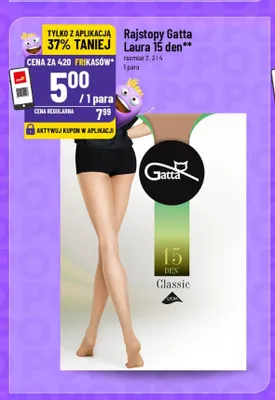 Rajstopy Gatta Laura 15 den promocja w POLOmarket