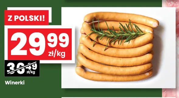 Kiełbaski winerki promocja w emma MARKET