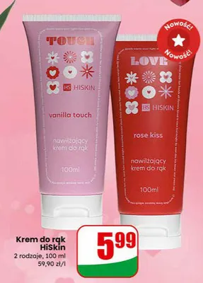 Krem do rąk rose kiss promocja w Dino