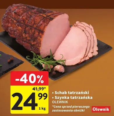Schab tatrzański Olewnik promocja w Intermarche