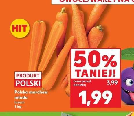 Marchew młoda polska promocja w Kaufland