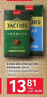 Kawa mielona Jacobs Krönung klasyczna promocja w Selgros