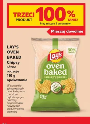 Chipsy Lay's Oven Baked promocja w Kaufland