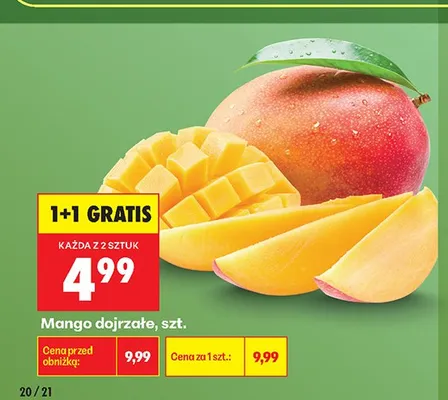 Mango dojrzałe promocja w Biedronka