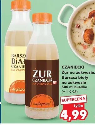 Barszcz biały na zakwasie promocja w Kaufland