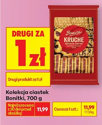 Ciastka Kruche posypka cukrowa promocja w Biedronka