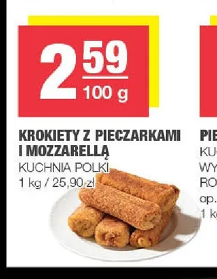 Krokiety z pieczarkami i mozzarellą Kuchnia Polki promocja w SPAR