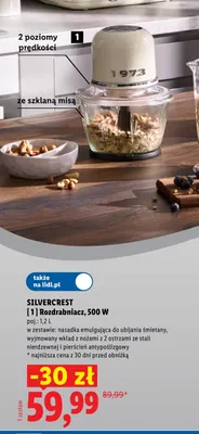 Rozdrabniacz Silvercrest 500W promocja w Lidl