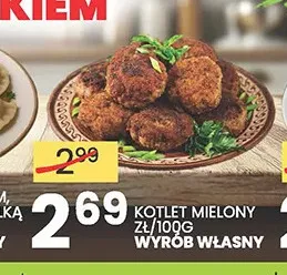 Kotlet mielony Wyrób Własny promocja w Wafelek