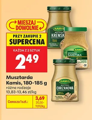 Musztarda kremska Kamis promocja w Biedronka