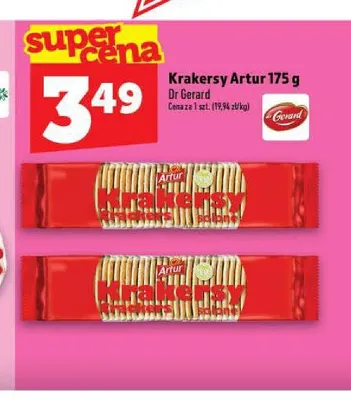Krakersy Artur promocja w TOPAZ