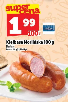 Kiełbasa Morlińska 100 g promocja w TOPAZ