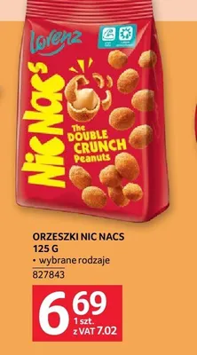 Orzeszki Nic Nacs 125g promocja w Selgros