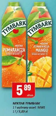 Nektar Tymbark pomarańcza 1l wybrany asortyment MWS promocja w Chorten