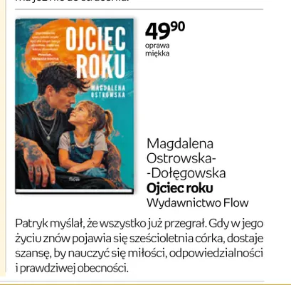 Książka Ojciec roku Magdalena Ostrowska-Dołęgowska oprawa miękka promocja w Empik