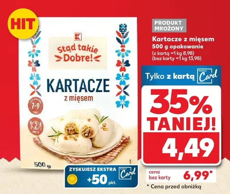 Kartacze z mięsem promocja w Kaufland