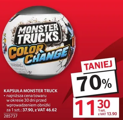 Kapsuła Monster Truck promocja w Selgros