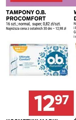 Tampony O.B. ProComfort promocja w Stokrotka