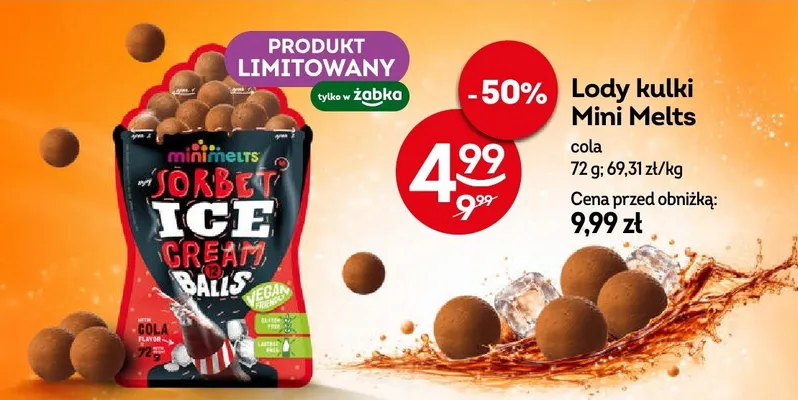 Lody kulki cola promocja w Żabka