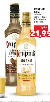 Likier Krupnik Advokat kawowy promocja w Kaufland