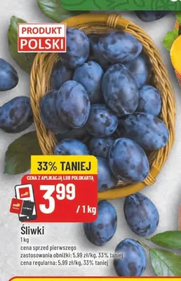 Śliwki promocja w POLOmarket