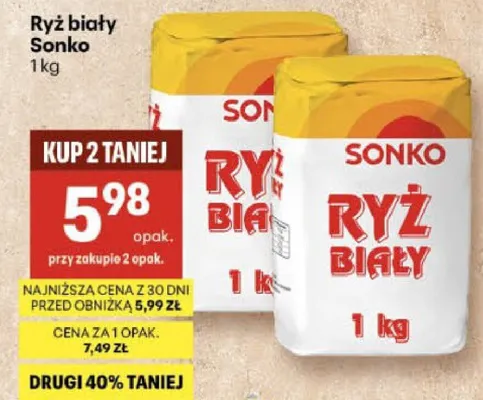 Ryż biały promocja w Delikatesy Centrum