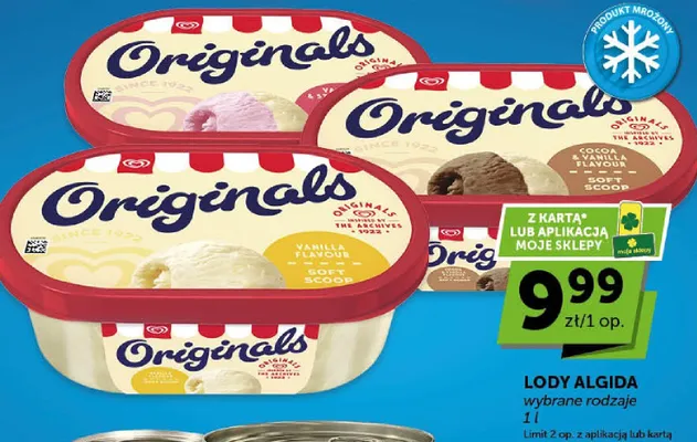 Lody wybrane rodzaje promocja w ABC