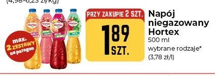 Napój niegazowany Hortex Jabłko Mięta promocja w Społem Częstochowa