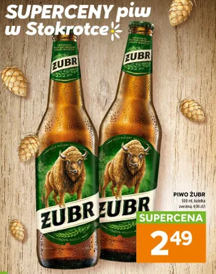 Piwo Żubr promocja w Stokrotka