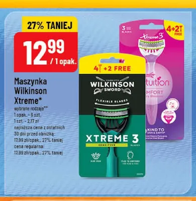 Maszynka Wilkinson Xtreme promocja w POLOmarket
