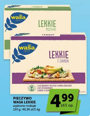 Pieczywo Lekkie 7 ziaren Wasa promocja w Groszek