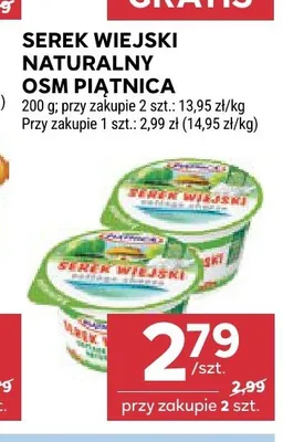 Serek wiejski naturalny OSM Piątnica promocja w Stokrotka