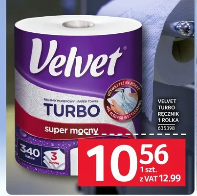 Ręcznik papierowy Velvet Turbo promocja w Selgros