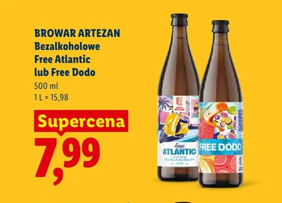Piwo bezalkoholowe Browar Artezan Atlantic promocja w Lidl