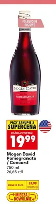 Wino Mogen David Concord promocja w Biedronka