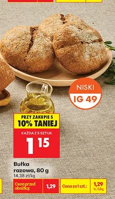 Bułka razowa promocja w Biedronka
