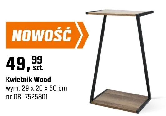 Kwietnik Wood promocja w OBI