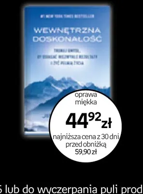 Książka Wewnętrzna doskonałość promocja w Empik