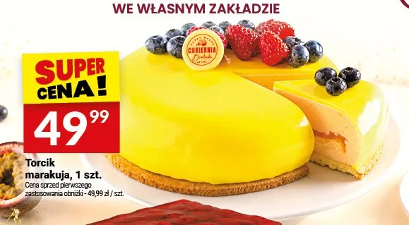 Torcik marakuja Białecki promocja w Twój Market
