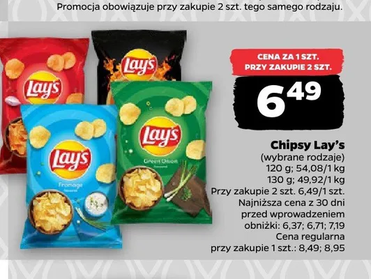 Chipsy Lay's Fromage promocja w Netto