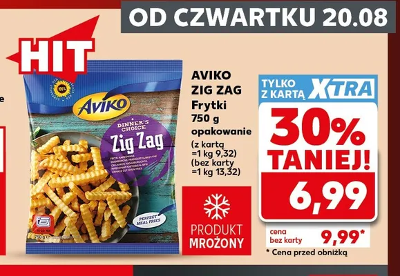 Frytki Aviko Zig Zag promocja w Kaufland