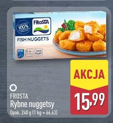 Rybne nuggetsy Frosta promocja w Aldi