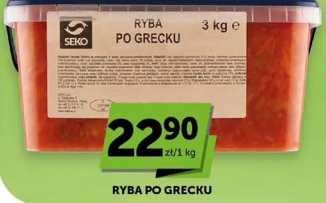Ryba po grecku promocja w Euro Sklep