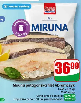 Miruna patagońska filet promocja w Dino