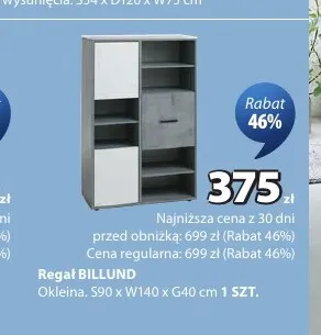 Regał Billund S90 promocja w Jysk