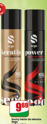 Suchy lakier do włosów Sego Keratin promocja w Dino